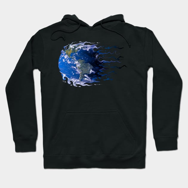 Warped Earth Hoodie by hobrath